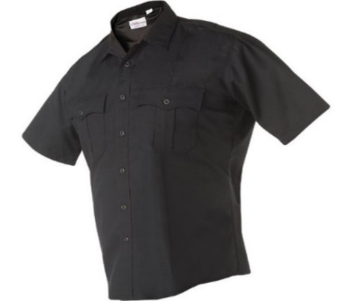 Mens Zippered Uniform Short Sleeve